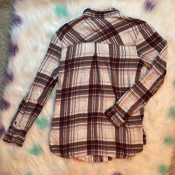 Bdg‎ Button Up Black and White Plaid Long Sleeve - Picture 5 of 8